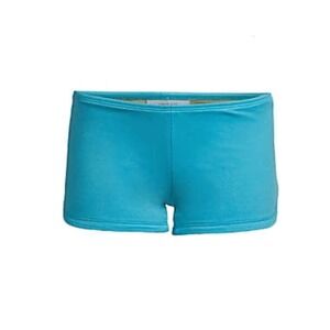NEW Lands' End Turquoise Blue Boy Shorts Swim Bottoms; Girls Size 10 Plus